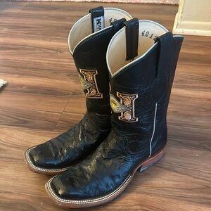 Harris, Ostrich boots. Womens size 6.5.